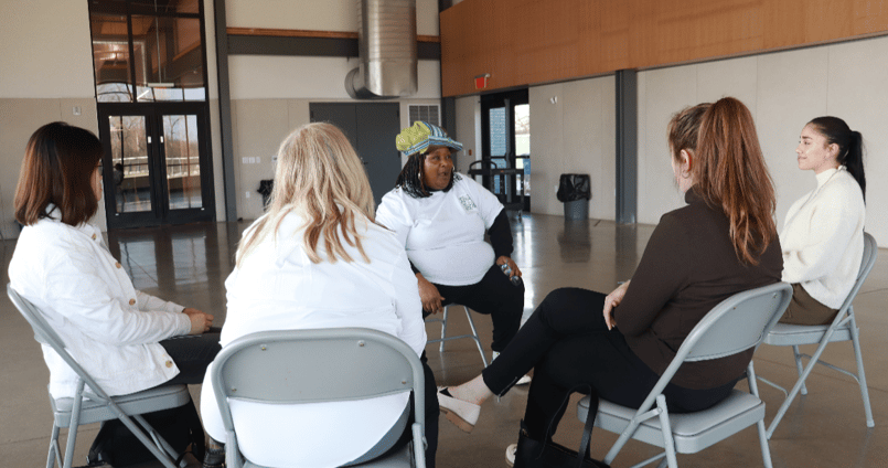 Georgetown students meet with Tammy Black